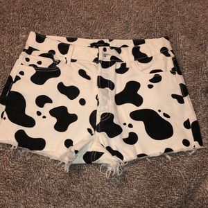 Forever 21 Cow print shorts